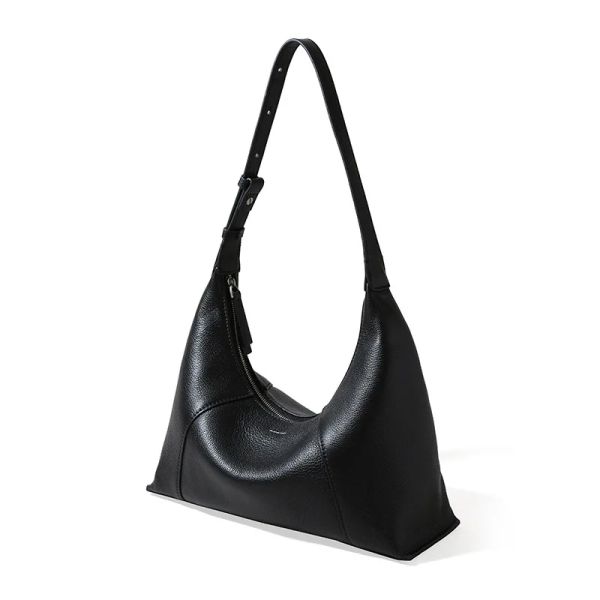 Motingsome Natural Leather Woman Underarm Shoulder Bags Soft Cowhide Messenger Tote Mini Daily Purses Small Casual Tote 2025 NewBLACK_1005009127937666 ABOUT 27CM 11CM 12CM