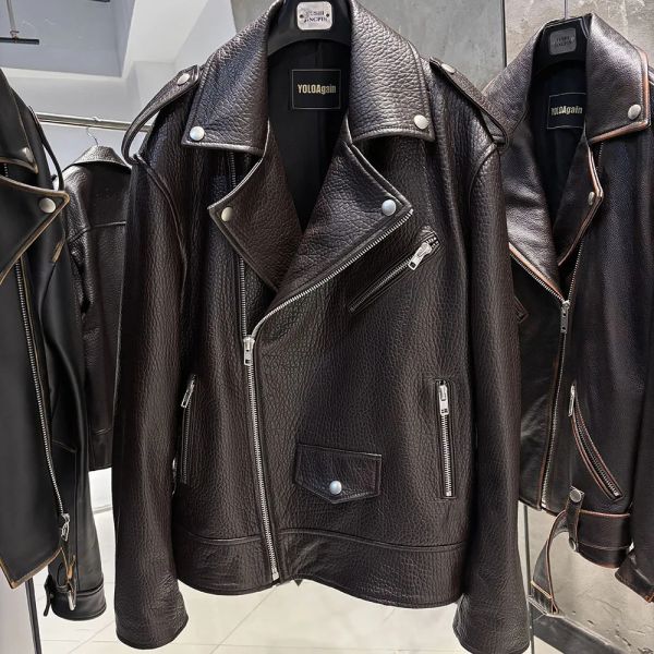 Vintage Sheepskin Leather Jacket for Women – Classic Style