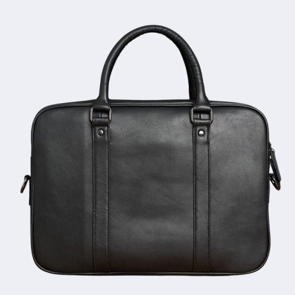 ZRCX Men’s Genuine Leather Briefcase – Business Laptop Bag, Casual Handbag & Shoulder Messenger for 15" Laptop