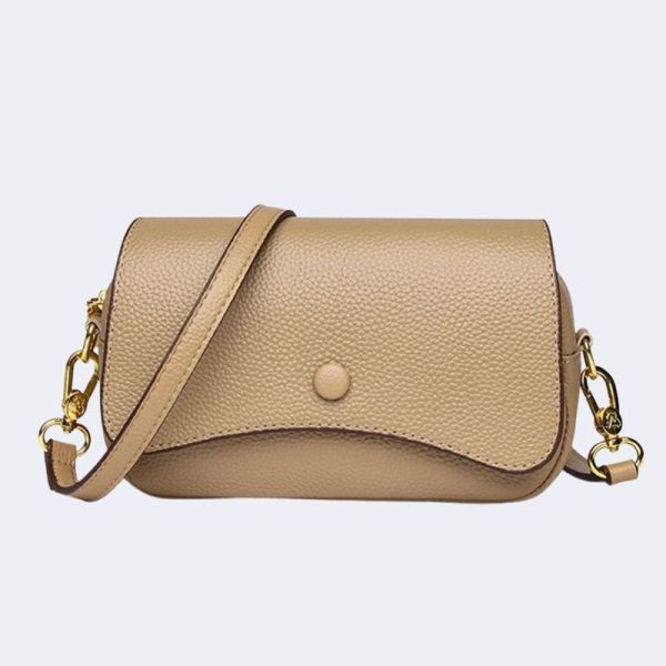 Luxury Genuine Leather Cowhide Handbag – Women’s Designer Messenger Crossbody Bag