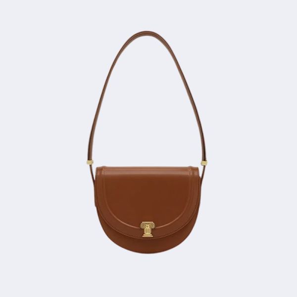 Genuine Leather Saddle Bag – Women’s Retro Armpit & Crossbody Handbag