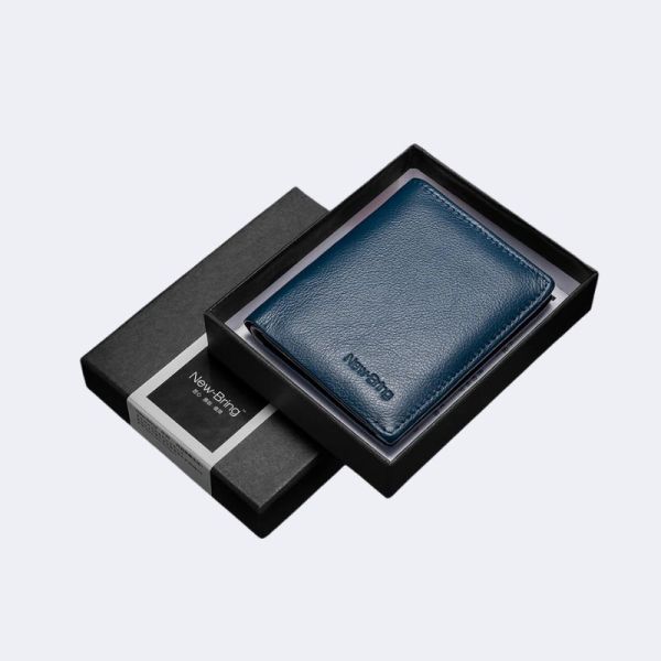 Minimalist Leather Wallet for Men – Slim Credit Card Holder