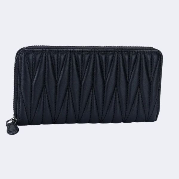 Purse Women's Long Leather Multi-Berth Sheepskin Large Capacity Zipper Mobile Phone Storage Premium Handheld Money Clip