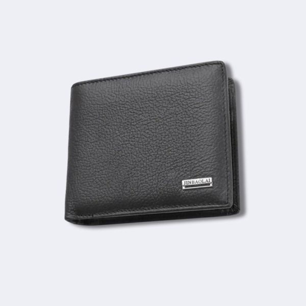 Classic Men’s Short Wallet – Multi-Slot Card Holder & Coin Purse