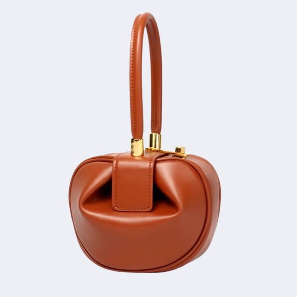 Women’s Genuine Leather Tote & Bucket Bag – Luxury Vintage Clutch with Top Handle