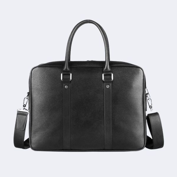 Men’s Genuine Leather Briefcase – Cowhide Laptop Bag 15.6 Inch | Business Messenger Bag