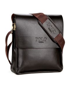 Men's Vintage Leather Messenger Bag - Waterproof Business Briefcase